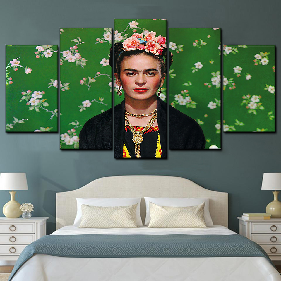 Frida Kahlo 5 Piece Canvas Art Wall Decor - Canvas Prints Artwork