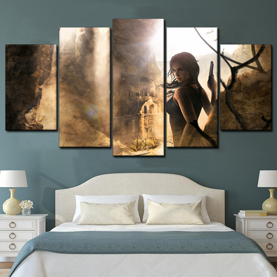 Rise Of The Tomb Raider Kitezh 5 Piece Canvas Art Wall Decor - Canvas Prints Artwork