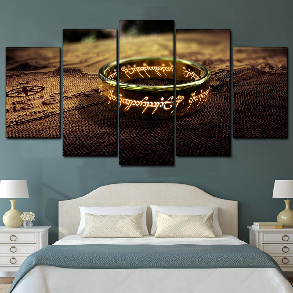 The Lord Of The Rings 5 Piece Canvas Art Wall Decor - Canvas Prints Artwork
