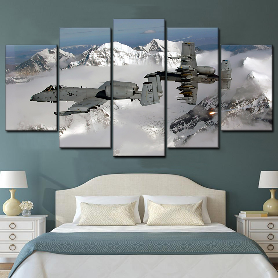 Ski battle Paintings HD Print on Canvas Home Decor Wall Art Picture posters 