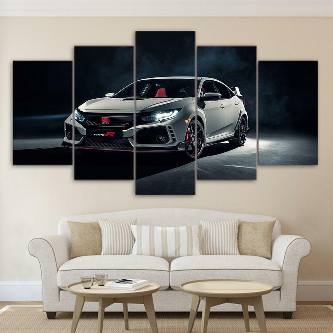 Honda Type R 5 Piece Canvas Art Wall Decor