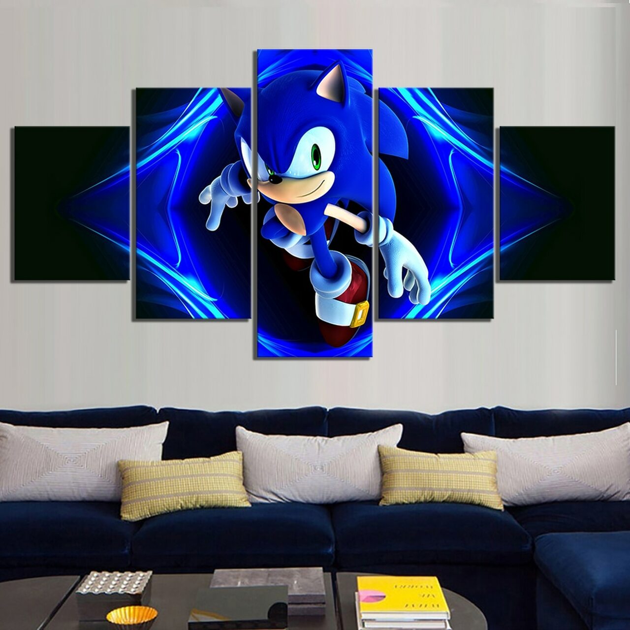 Sonic The Hedgehog Canvas 5 Piece Canvas Art Wall Decor