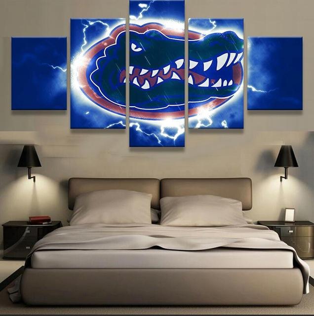 Florida Gators 11 – Sport 5 Panel Canvas Art Wall Decor