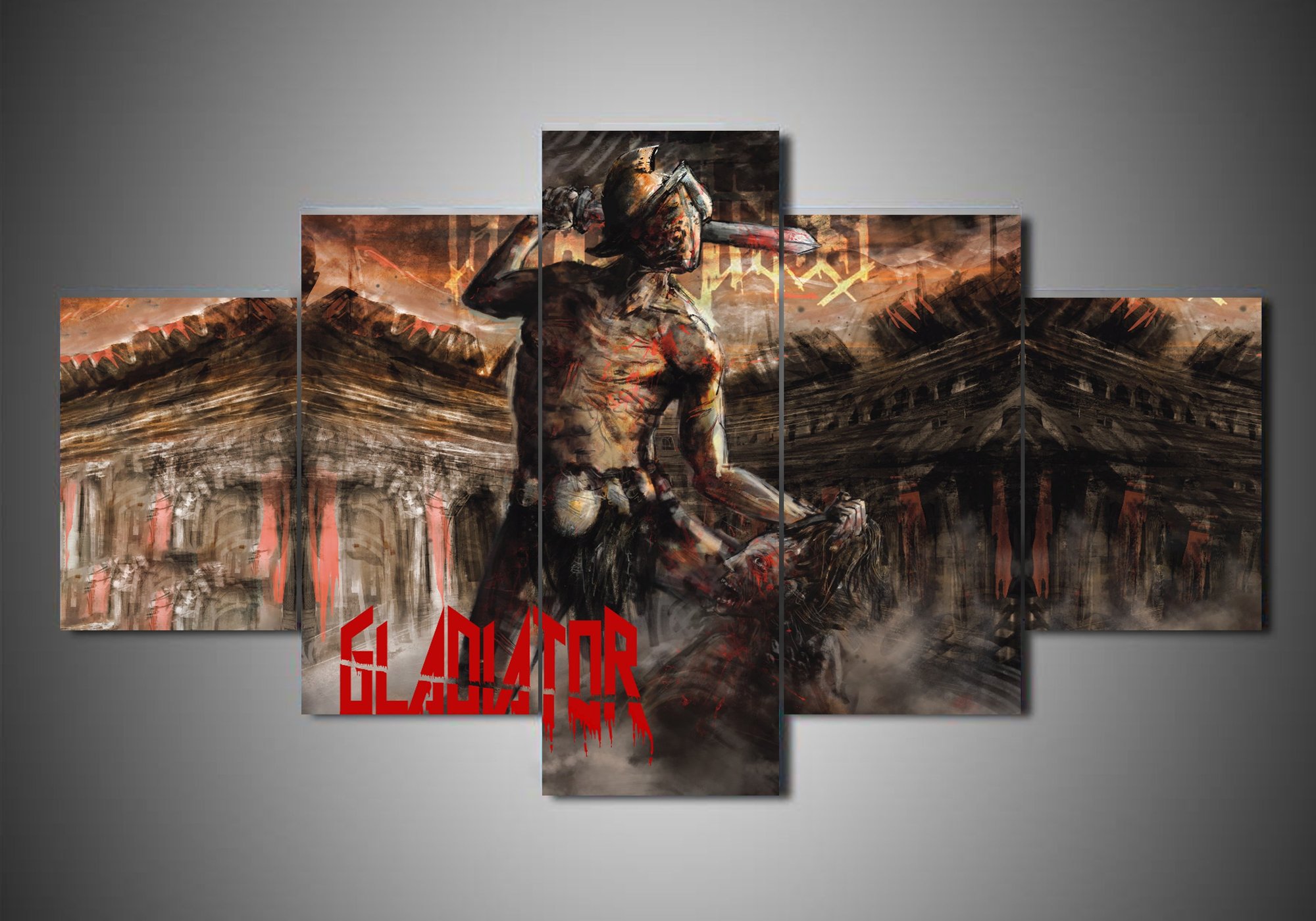 Gladiator 1 – Movie 5 Panel Canvas Art Wall Decor