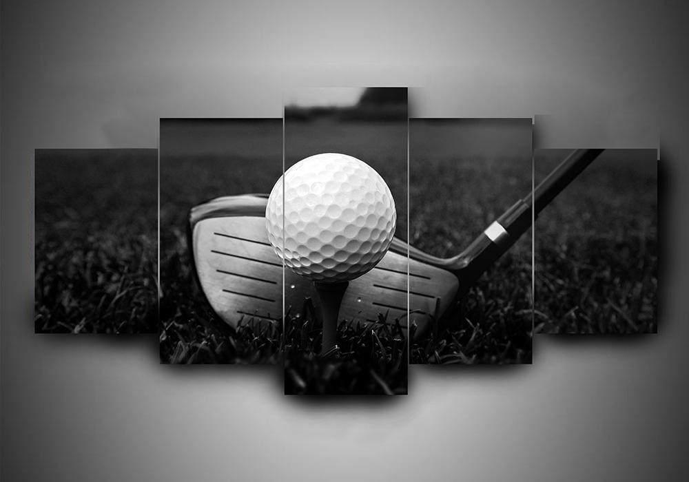 Golf 2 – Sport 5 Panel Canvas Art Wall Decor