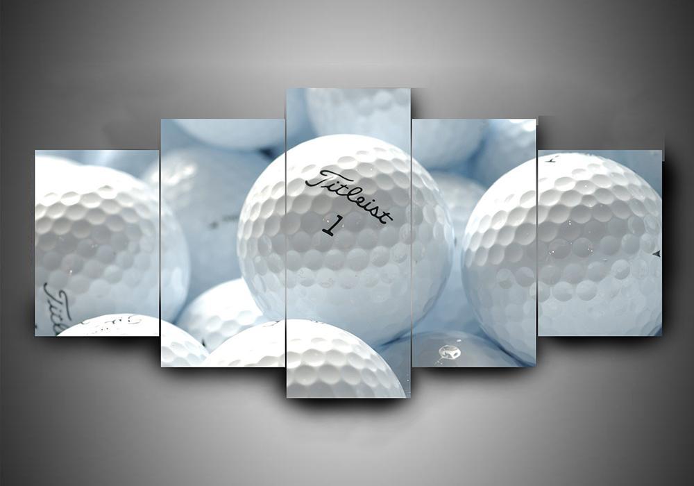 Golf 4 – Sport 5 Panel Canvas Art Wall Decor
