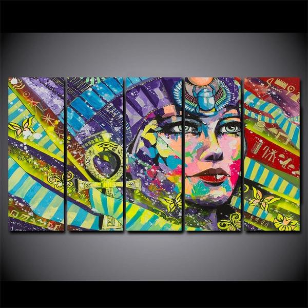 Golf Course Golfing Golfer – Nature 5 Panel Canvas Art Wall Decor