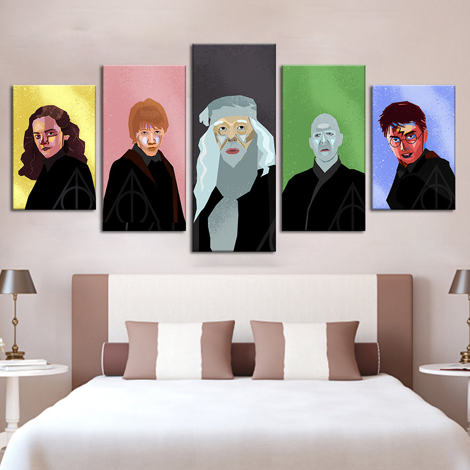Harry Potter Characters - Canvas Wall Art Painting