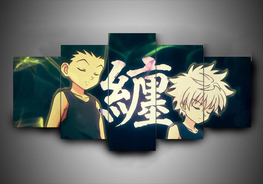 Hunter X Hunter 3 – Anime 5 Panel Canvas Art Wall Decor-CV