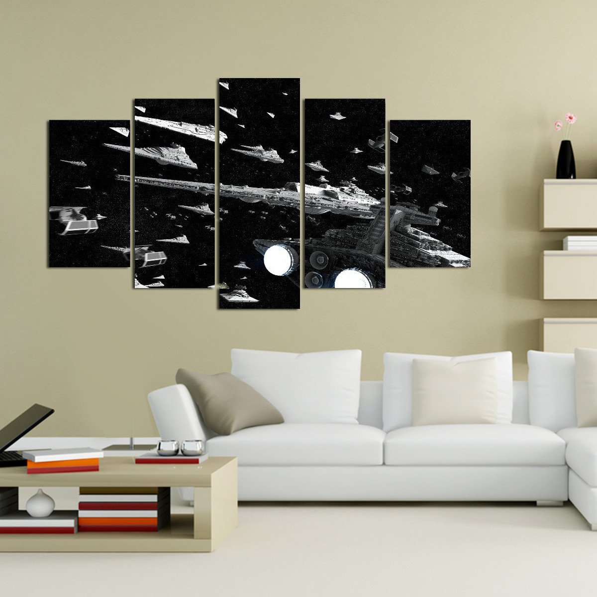 Imperial Fleet – Movie 5 Panel Canvas Art Wall Decor