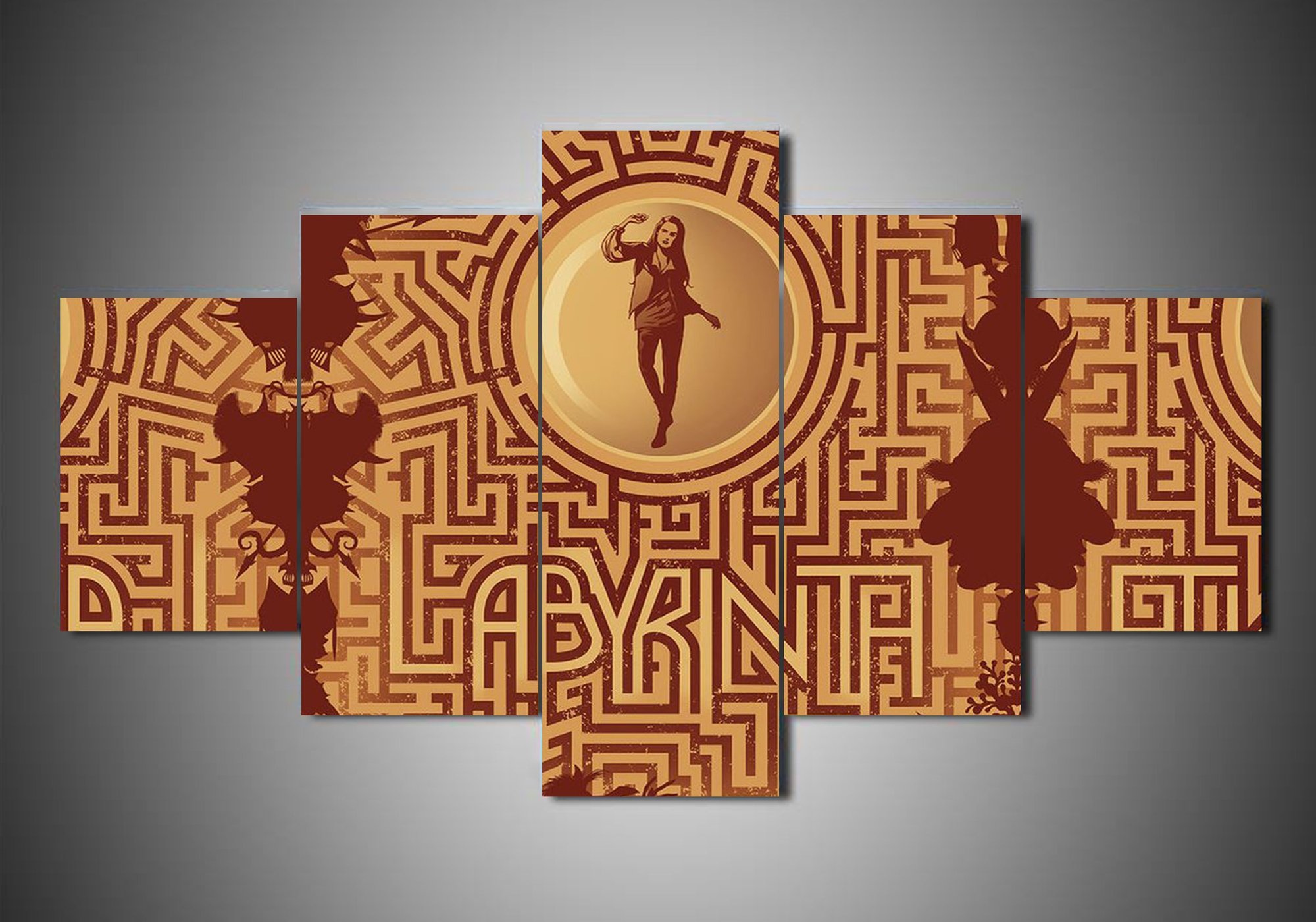 Labyrinth 1 – Religion 5 Panel Canvas Art Wall Decor