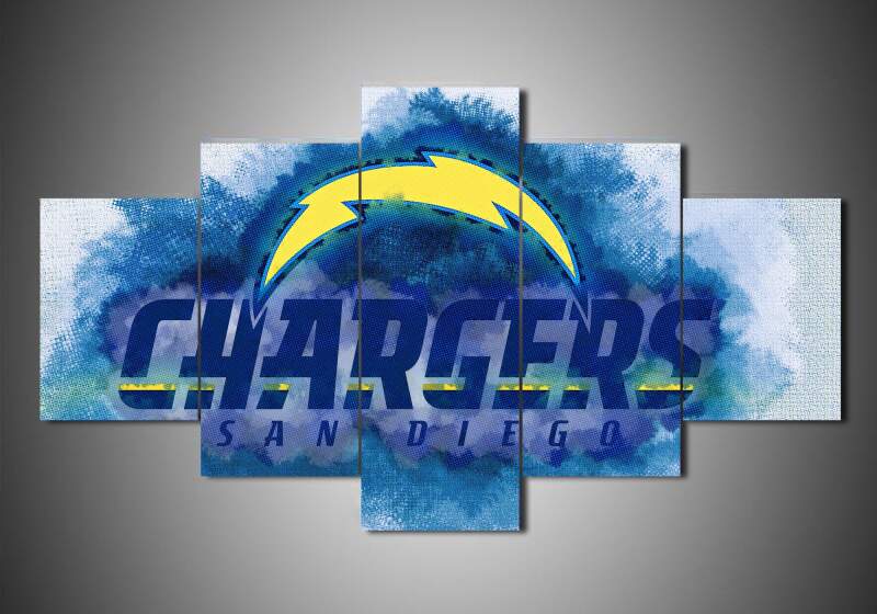Los Angeles Chargers – Team – Sport 5 Panel Canvas Art Wall Decor