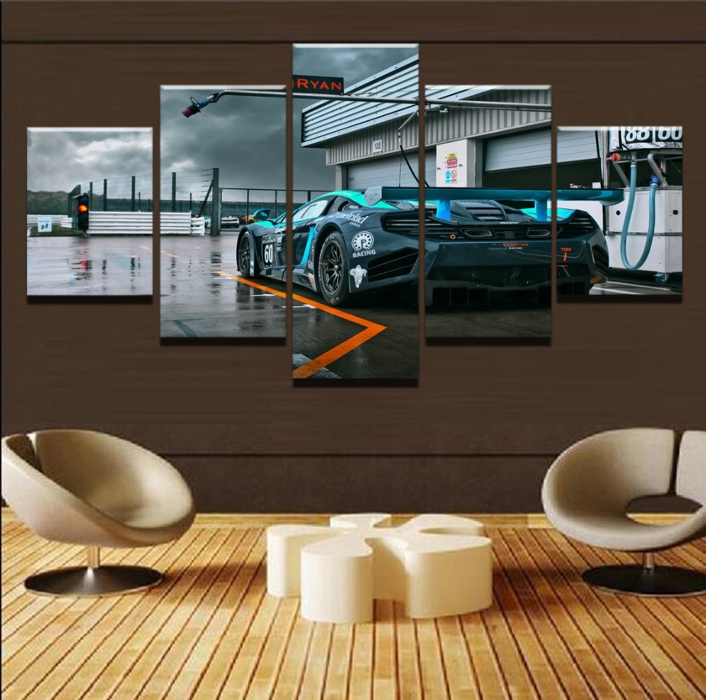 McLaren Race Car – 5 Panel Canvas Art Wall Decor