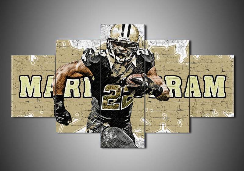New Orleans Saints – Mark Ingram – Sport 5 Panel Canvas Art Wall Decor