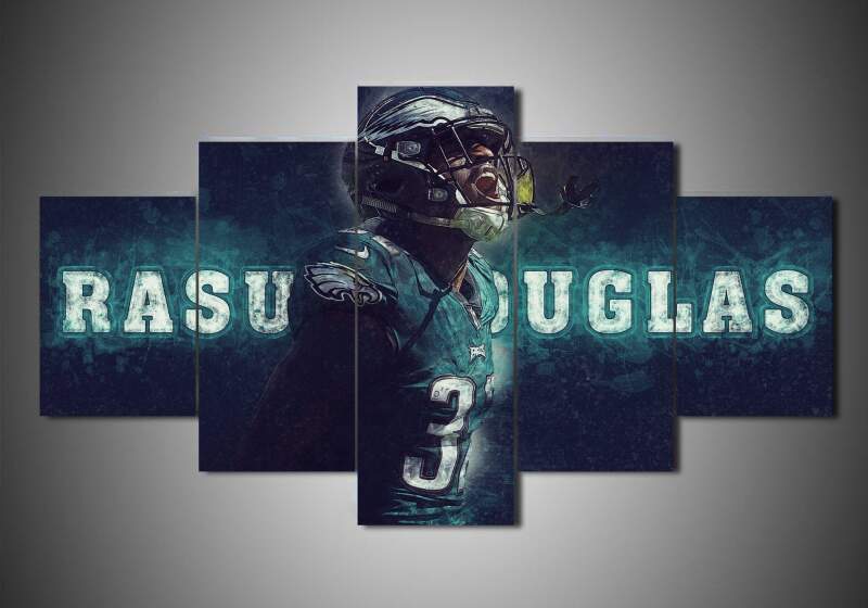 Philadelphia Eagles – Rasul Douglas – Sport 5 Panel Canvas Art Wall Decor