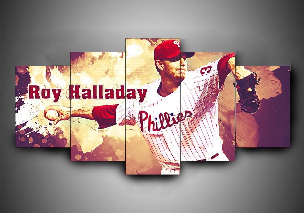 Philadelphia Phillies 1 – Sport 5 Panel Canvas Art Wall Decor