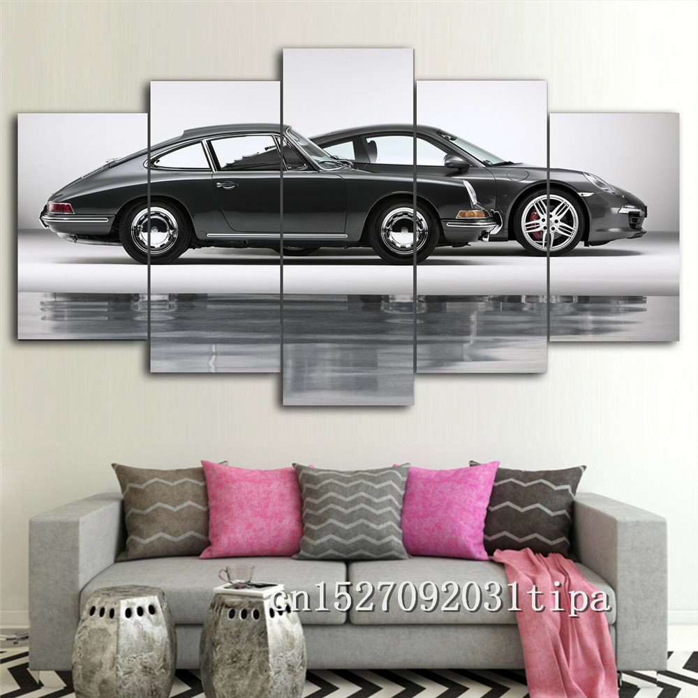 Porsche 911 Car – 5 Panel Canvas Art Wall Decor