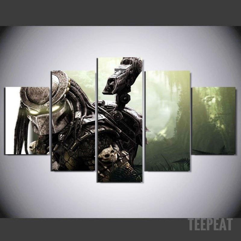 Predator Movie – 5 Panel Canvas Art Wall Decor