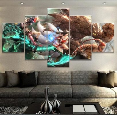 League Of Legends Full Squad Wall Art Canvas Decor Printing – CA Go Canvas