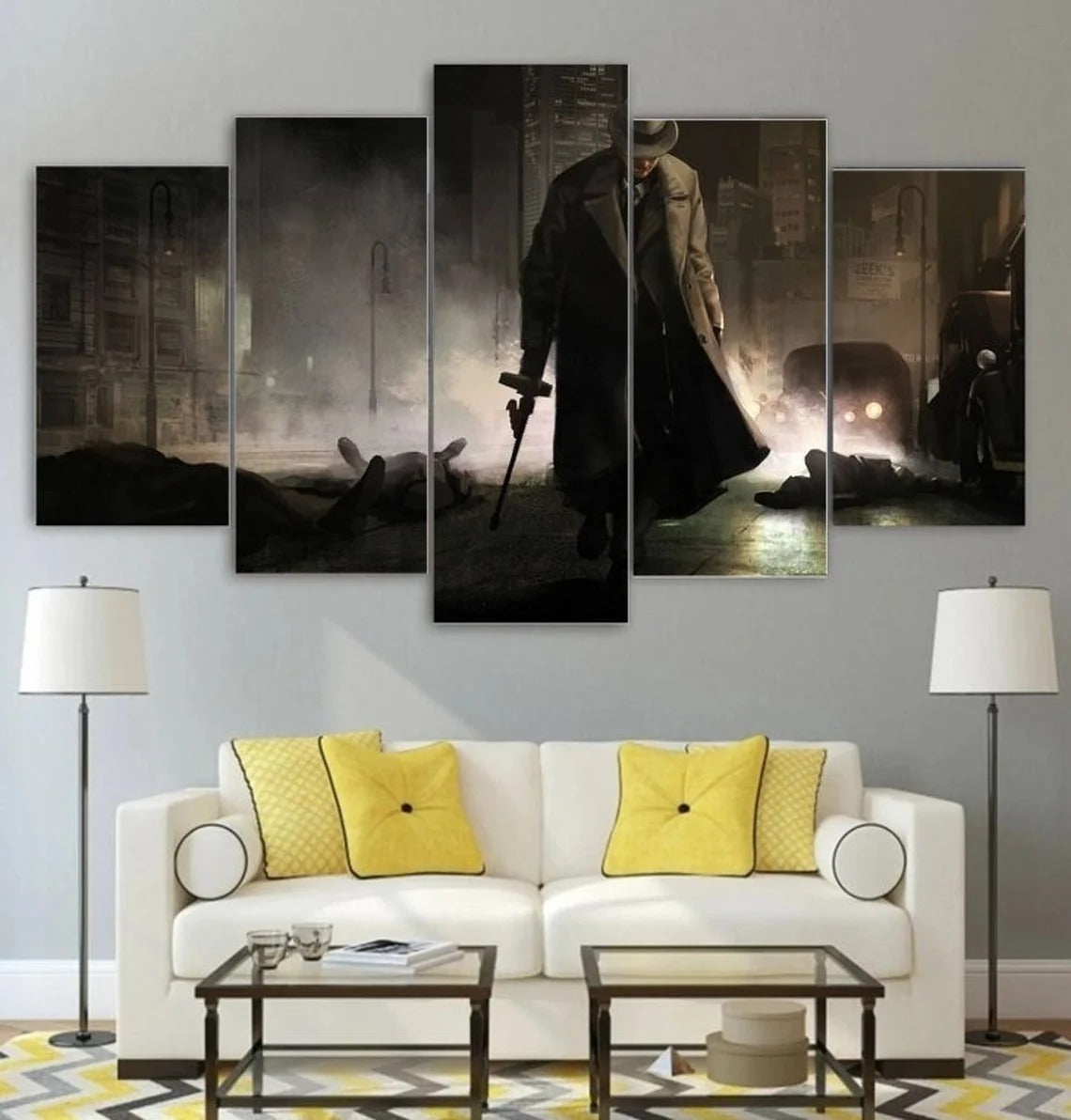 Gangster Movie Wall Art Canvas Decor Printing