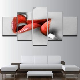 Sexy Kiss 2 Wall Art Decor Canvas Printing