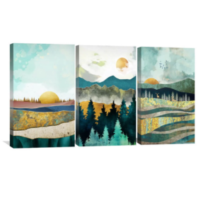 Abstract Mountain Wall Art Nature Landscape Canvas Wall Art Decor