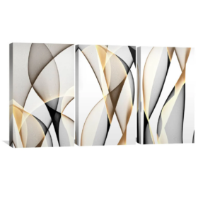Contrasting Waves Canvas Wall Art Decor