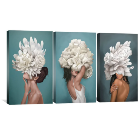 Elegant Woman Canvas Wall Art Decor
