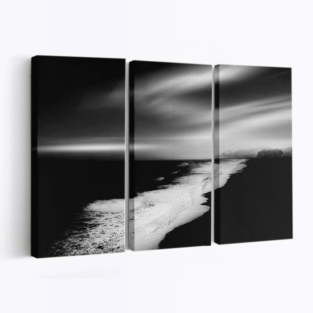 Baw Iceland Canvas Wall Art, Modern Art, Framed Canvas