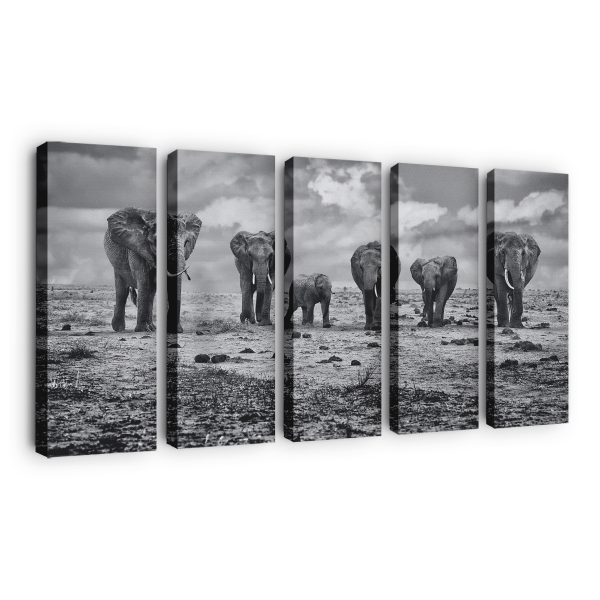 Big Family Canvas Wall Art, Modern Art, Framed Canvas