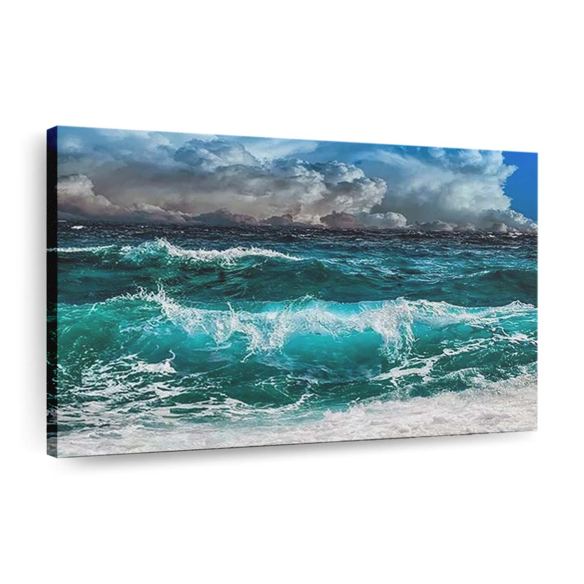 Approaching Ocean Storm Canvas Wall Art, Home Decor, Framed Canvas