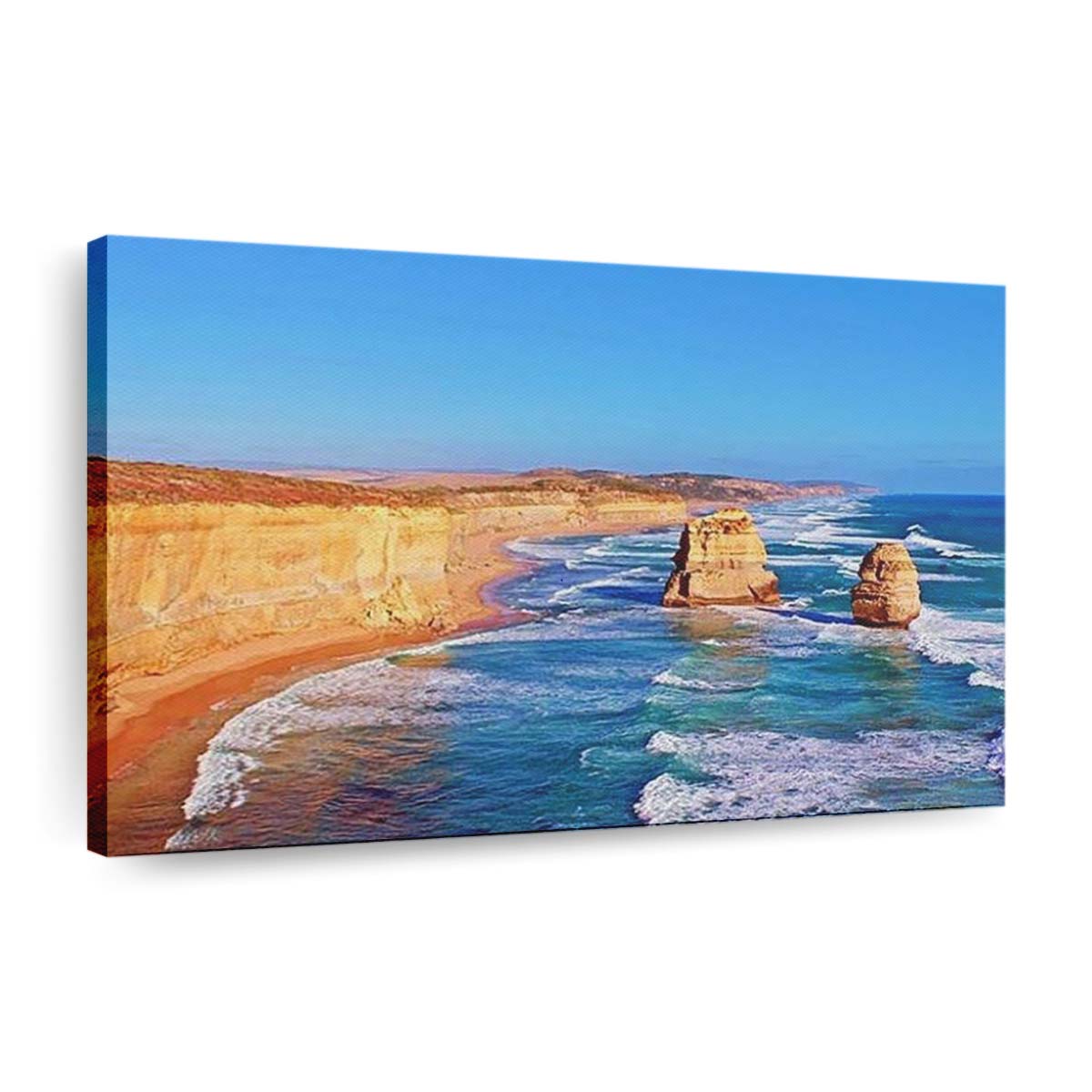 Australia Great Ocean Road Beach Canvas Wall Art, Home Decor, Framed Canvas