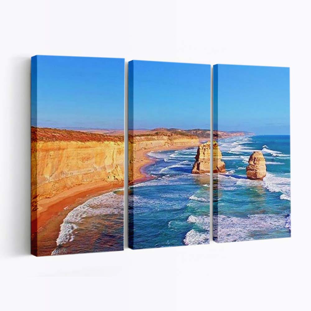 Australia Great Ocean Road Beach Canvas Wall Art, Home Decor, Framed Canvas