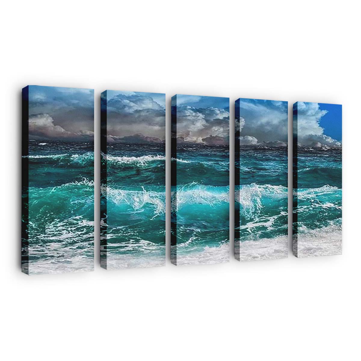 Approaching Ocean Storm Canvas Wall Art, Home Decor, Framed Canvas