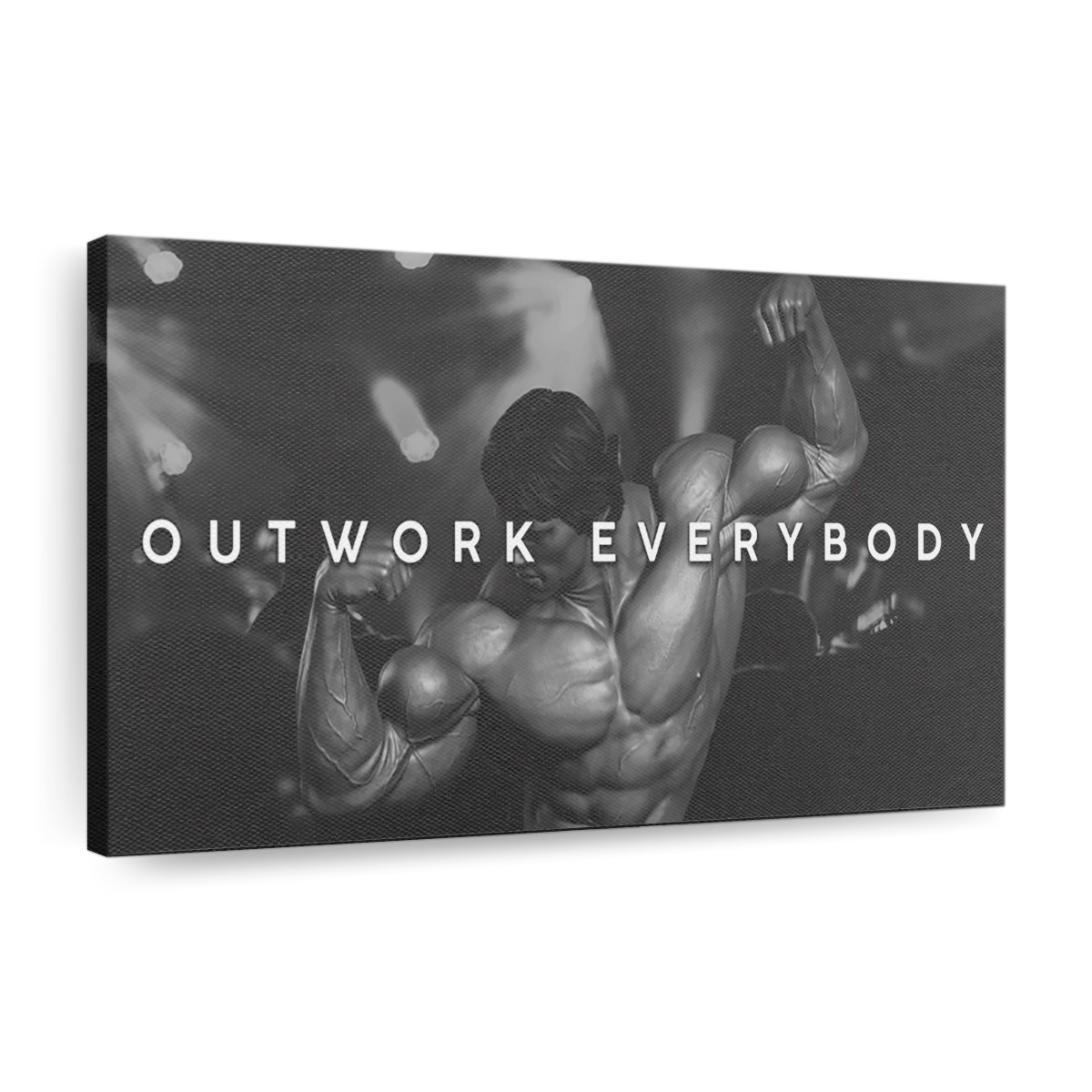 Arnold Schwarzenegger Canvas Wall Art, Quote Canvas, Motivational Wall Art