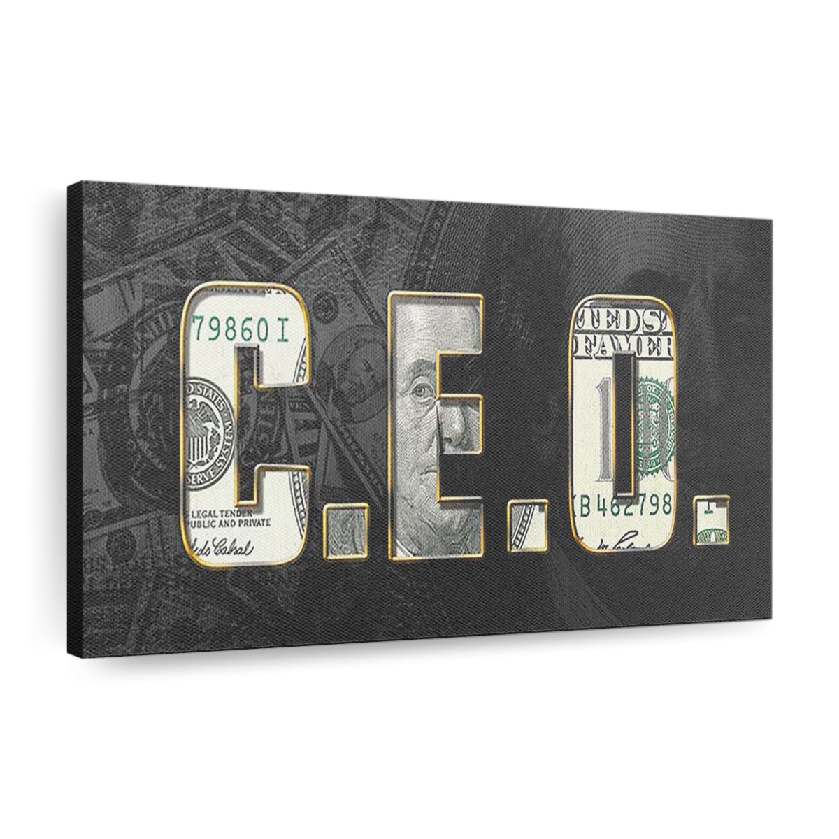 Ceo Canvas Wall Art, Quote Canvas, Motivational Wall Art