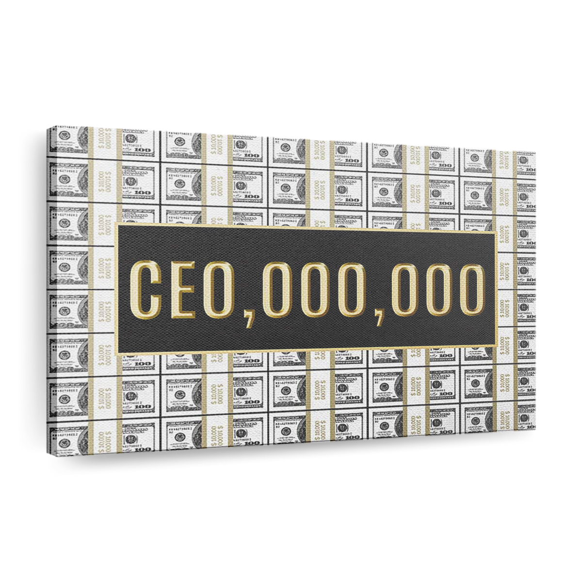 Ceo 000000 Canvas Wall Art, Quote Canvas, Motivational Wall Art