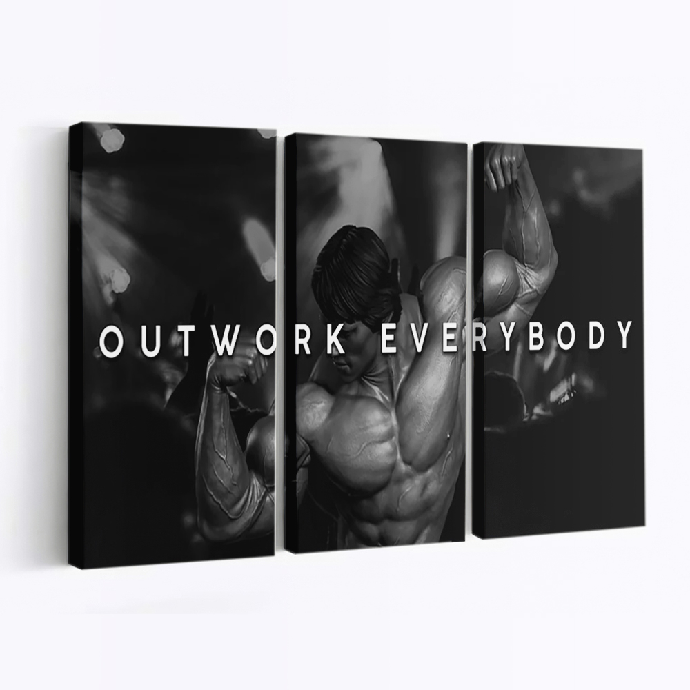 Arnold Schwarzenegger Canvas Wall Art, Quote Canvas, Motivational Wall Art
