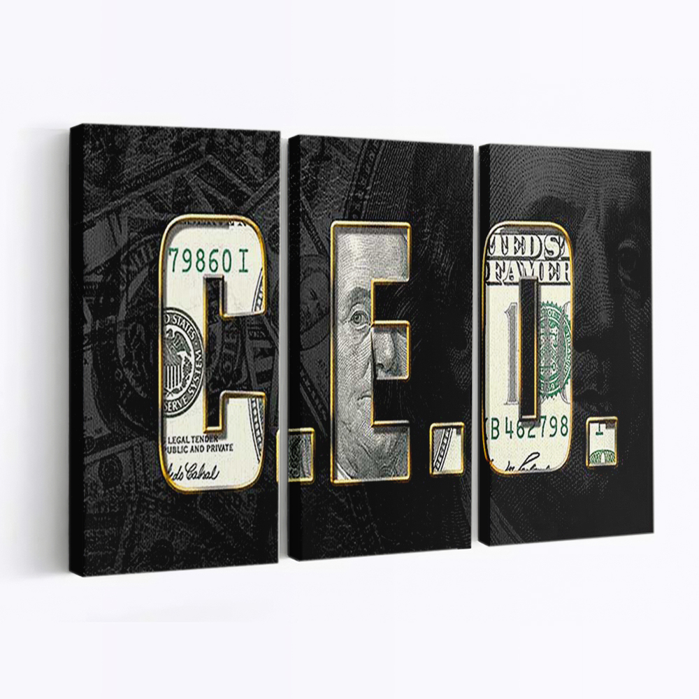 Ceo Canvas Wall Art, Quote Canvas, Motivational Wall Art