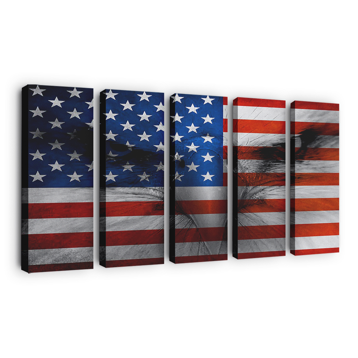 American Eagle Canvas Wall Art, Quote Canvas, Motivational Wall Art