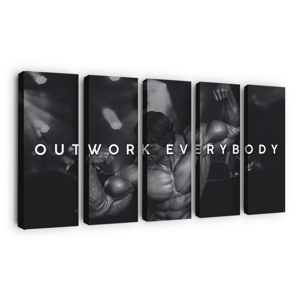 Arnold Schwarzenegger Canvas Wall Art, Quote Canvas, Motivational Wall Art